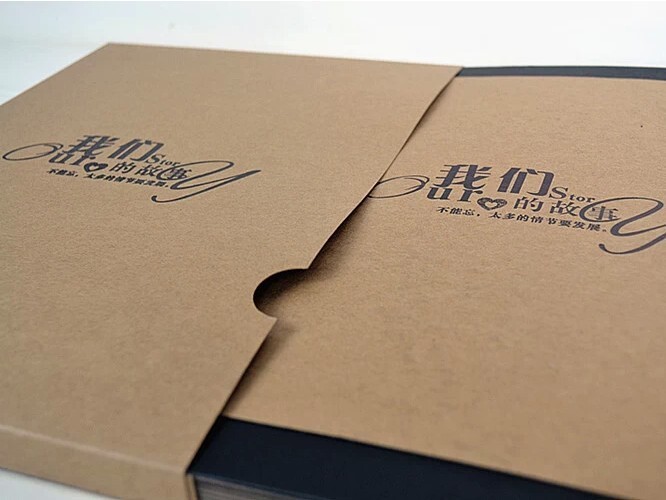 A4相冊燙金盒裝鐵塔 diy相冊廠家 影樓相冊批發 可印LOGO