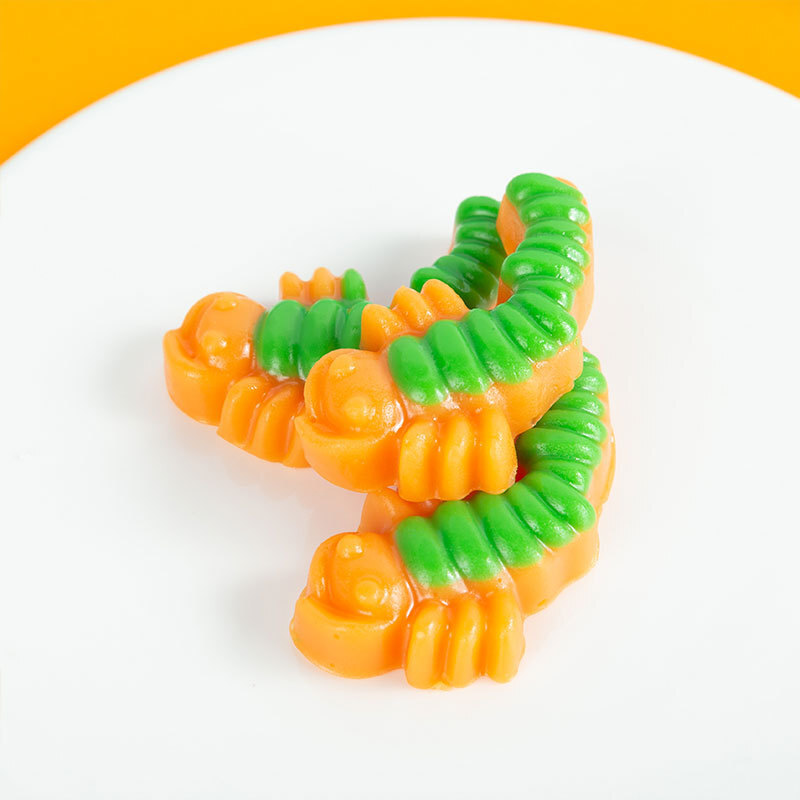糖果饼干万圣节整蛊造型零食虫虫恶作剧惊喜软糖可爱昆虫动物软糖