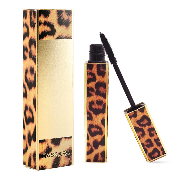 Leopard 사각 mascara, 로고 없음, 컬리 없음, 두꺼운 mascara의 교차 국경 화물.