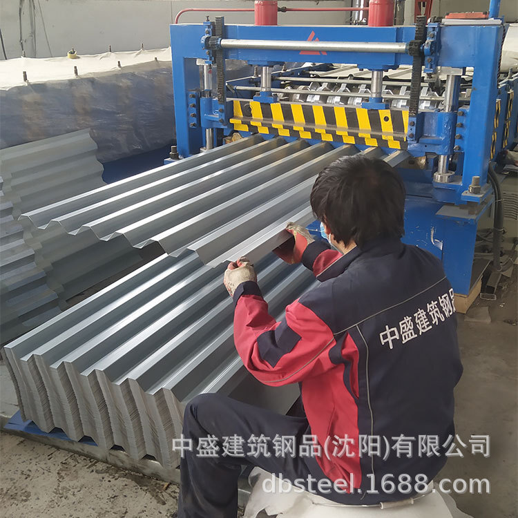 Type v125 colour steel plate 750 colour steel tile plate YX35-125-750 pressure steel plate factory