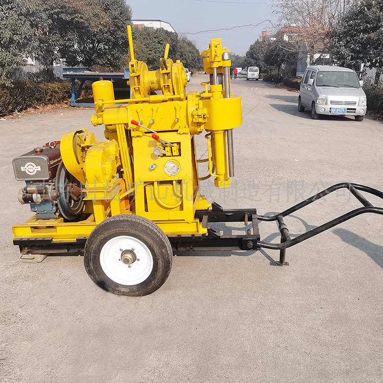 Wheeled hydraulic drilling rigs, 200 metres of mountain drilling core drilling rigs, home-based rock-drilling rigs.