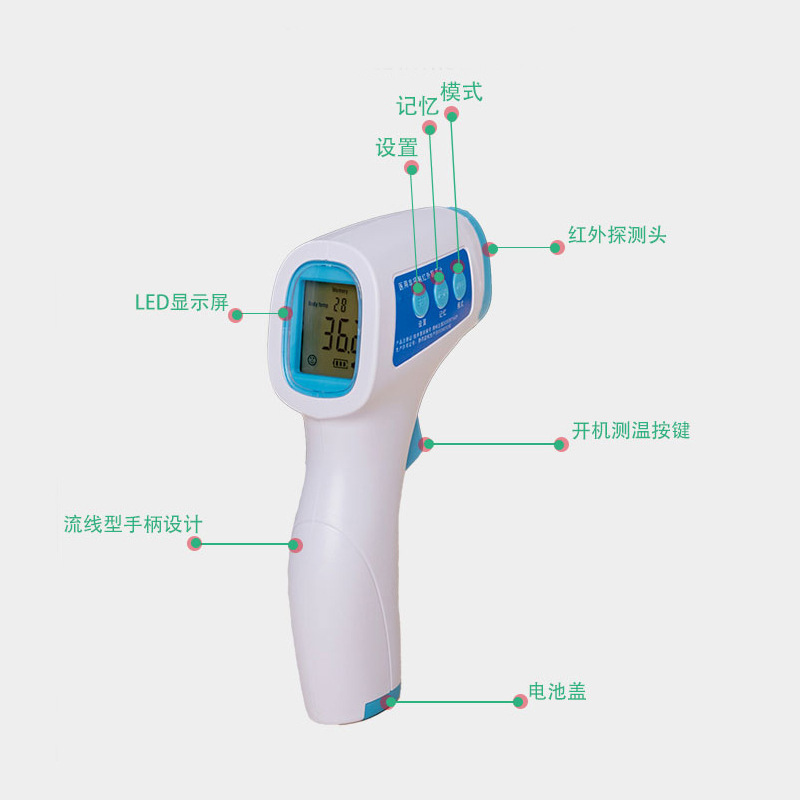 Portable infra-red thermometers for cross-border cross-border pistols