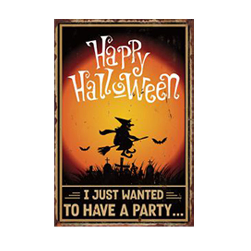 Những bức tranh bằng sắt, những bức tường thiêng liêng của Halloween, những bức tường ngăn nắp, bầu không khí lễ hội, những bức tranh cũ bằng sắt.