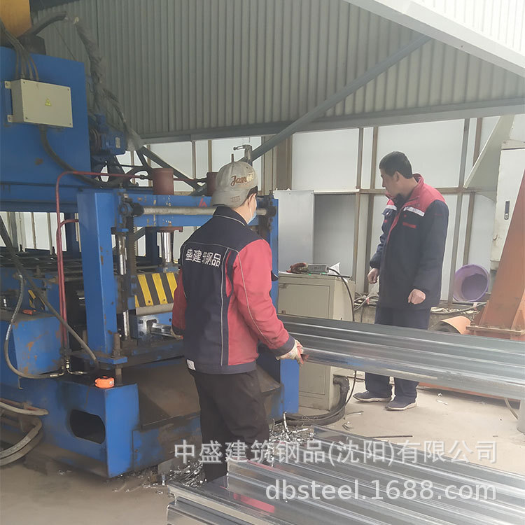 Closed steel bearing board YX65-240-720(B) closed-door pad factory