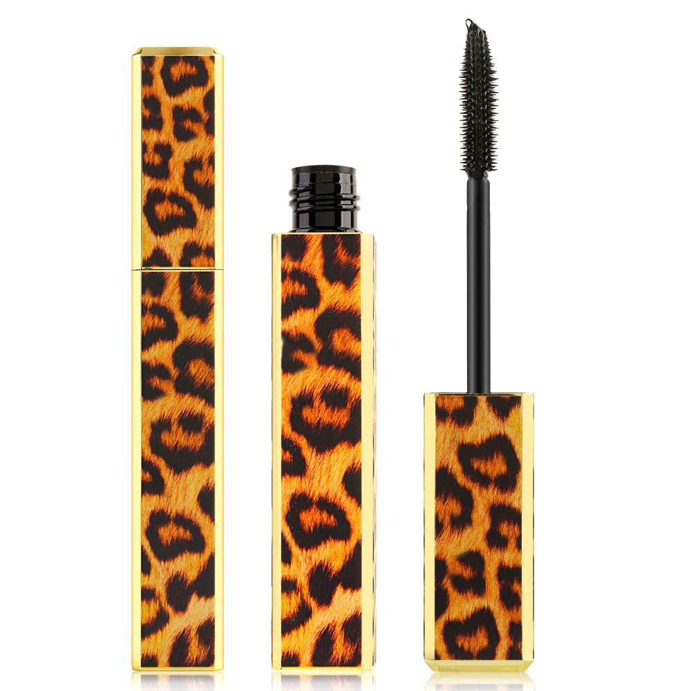 Leopard 사각 mascara, 로고 없음, 컬리 없음, 두꺼운 mascara의 교차 국경 화물.