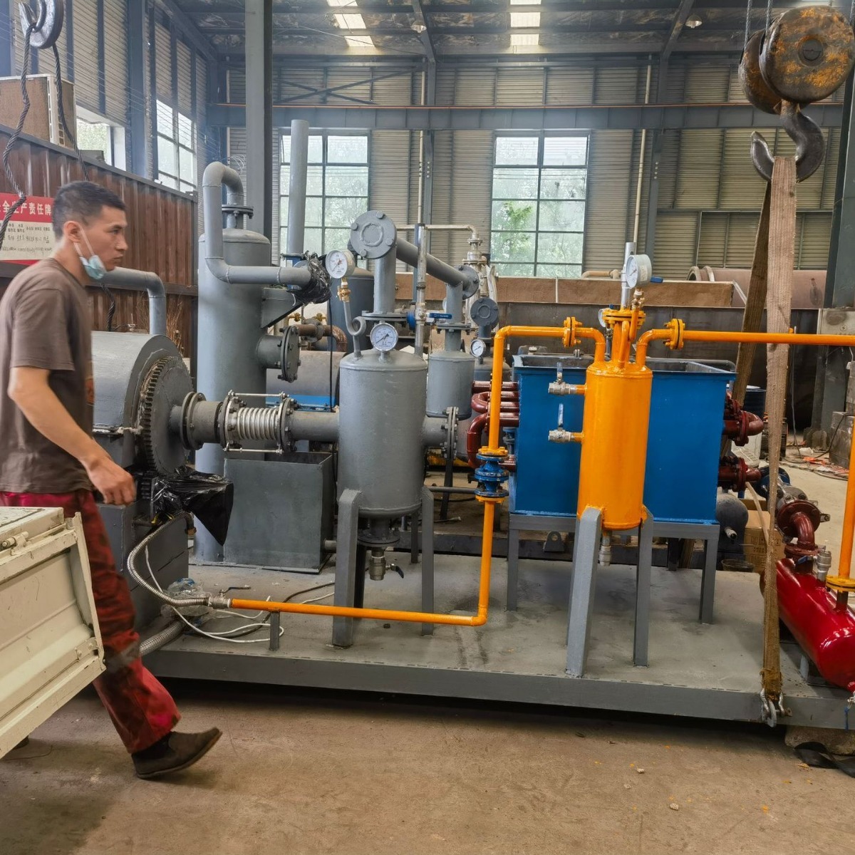 Recycle and reuse of waste tyre refining equipment waste tyre handling equipment