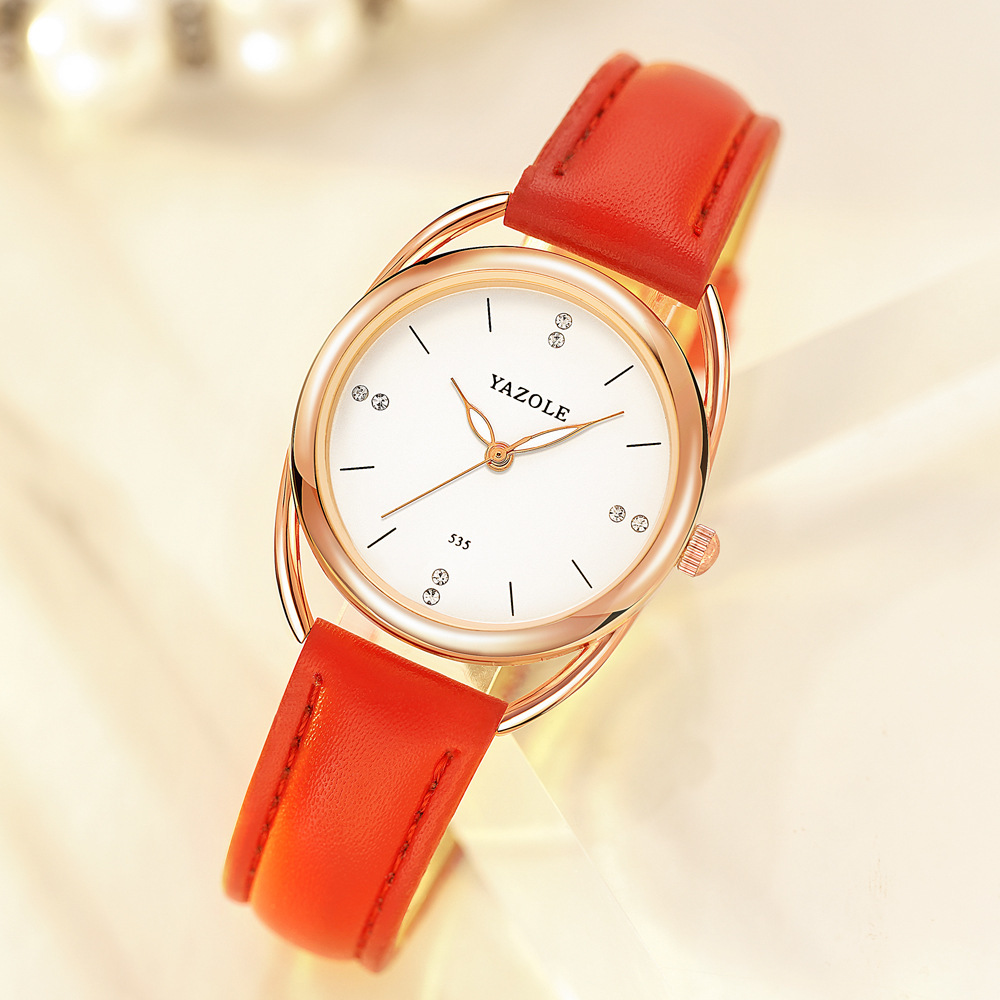 Yazole 535 Korean women's watches are about small tablets, women's fashion watches are wholesaled by the factory.