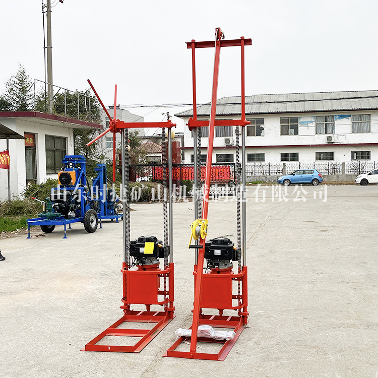 Portable geological exploration core sampling rig 30 metres of concrete drill angle driller