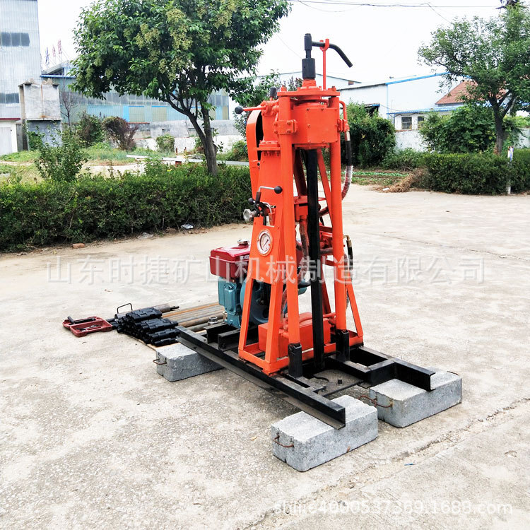 Small-scale diesel hydraulic geological sampling equipment 50 metres of core mine detection rig