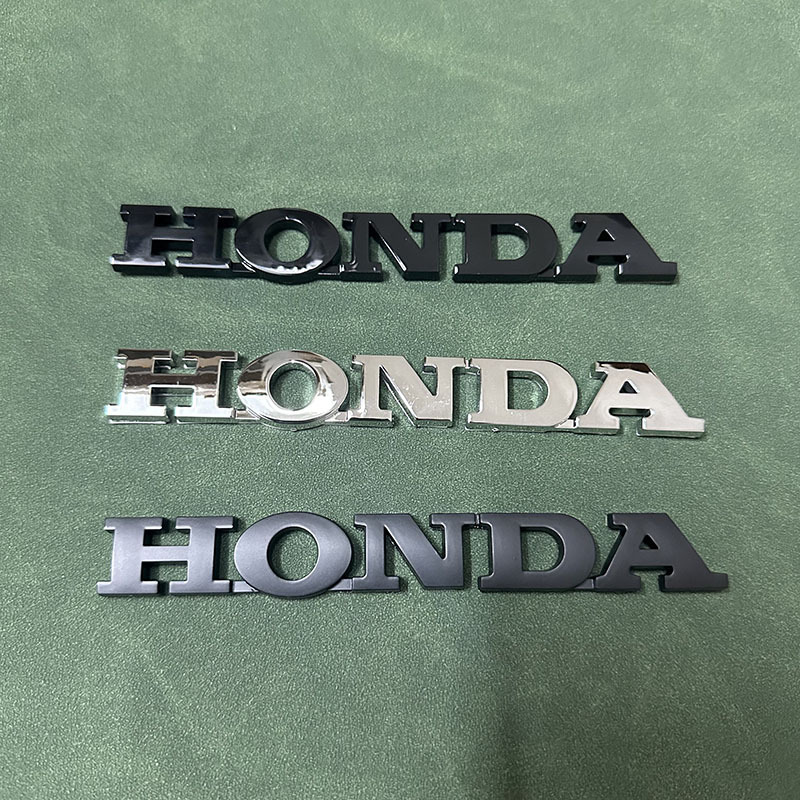 For Honda's car trunk decorating label HONDA to modify black car markings.