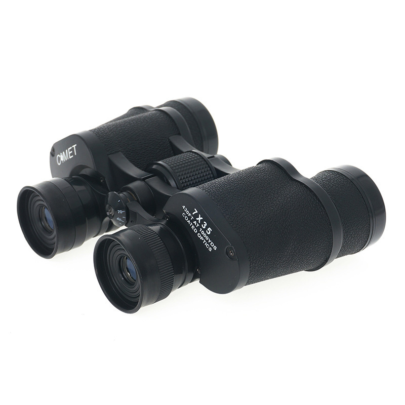 ComET binocular factory, 7x35, high-quality black skin-protected outdoor travel