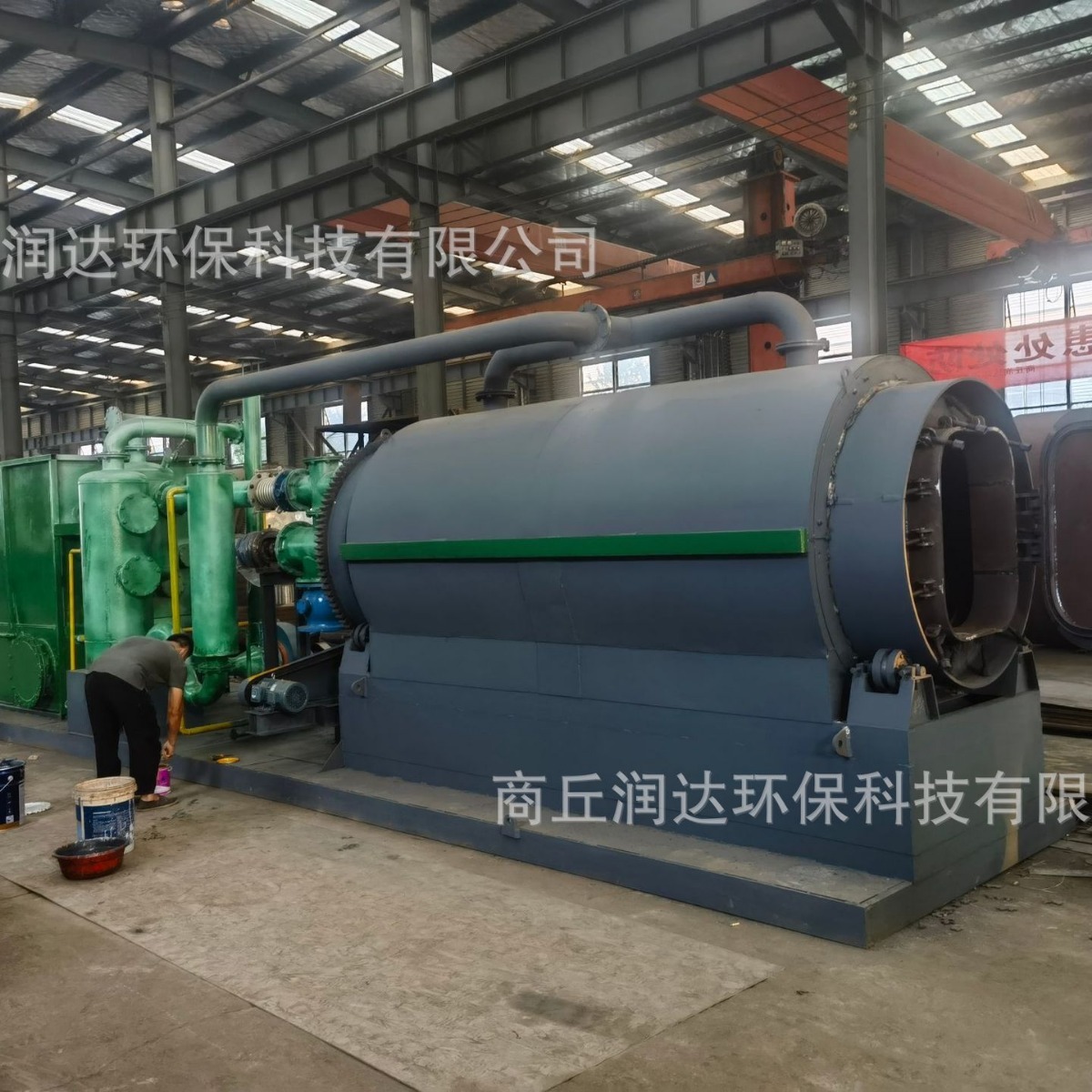 Recycle and reuse of waste tyre refining equipment waste tyre handling equipment