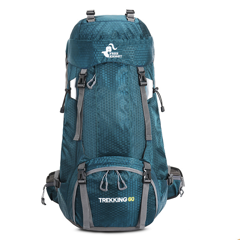 FREE KNIGHT 60L shoulder backpacks, hiking backpacks, climbing packs, rain masks.