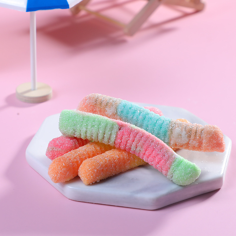 So you can come to the house with 2.5 KG blended-to-coated, rubber-coated, soft-confected candy for the children's snack.