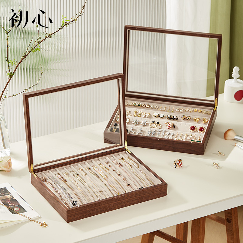 The first thought, the Euro-wood jewels, the box of earring rings, the necklace box.