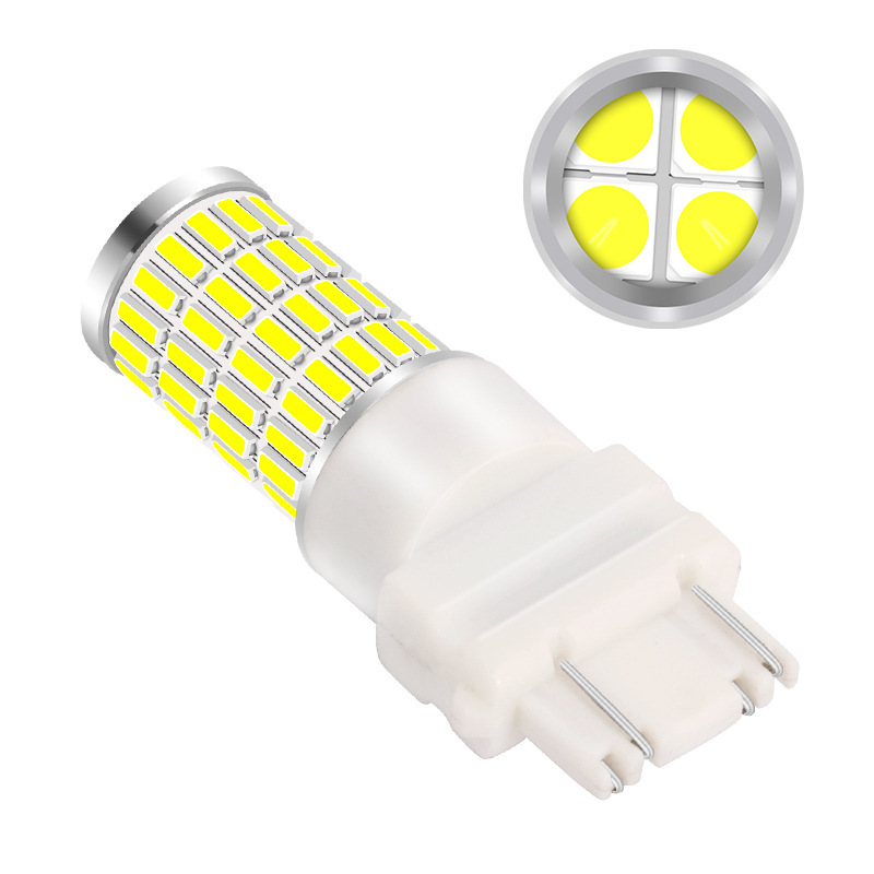 Direct sale, brake light bulb 3157 led 4014, turn to light 72smd p21w24V