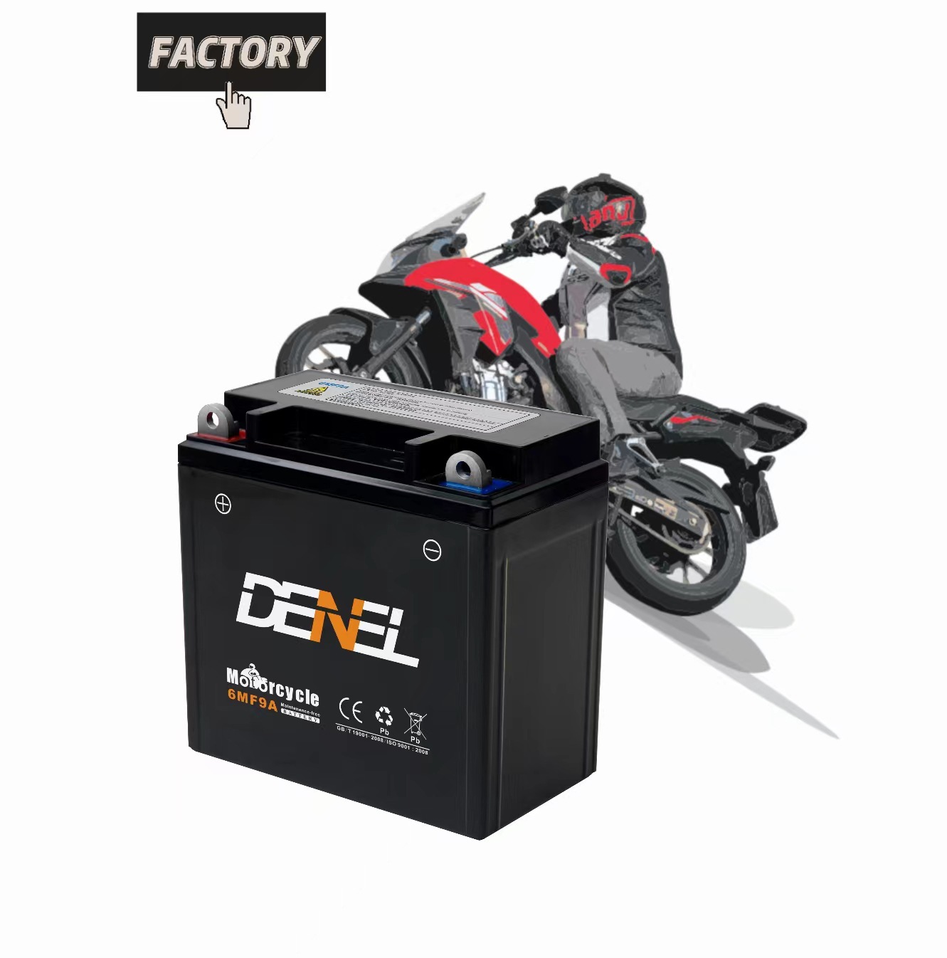 12V to protect dry batteries for motorcycles like Suzuki Chanjiang in Ryuzongshimoto