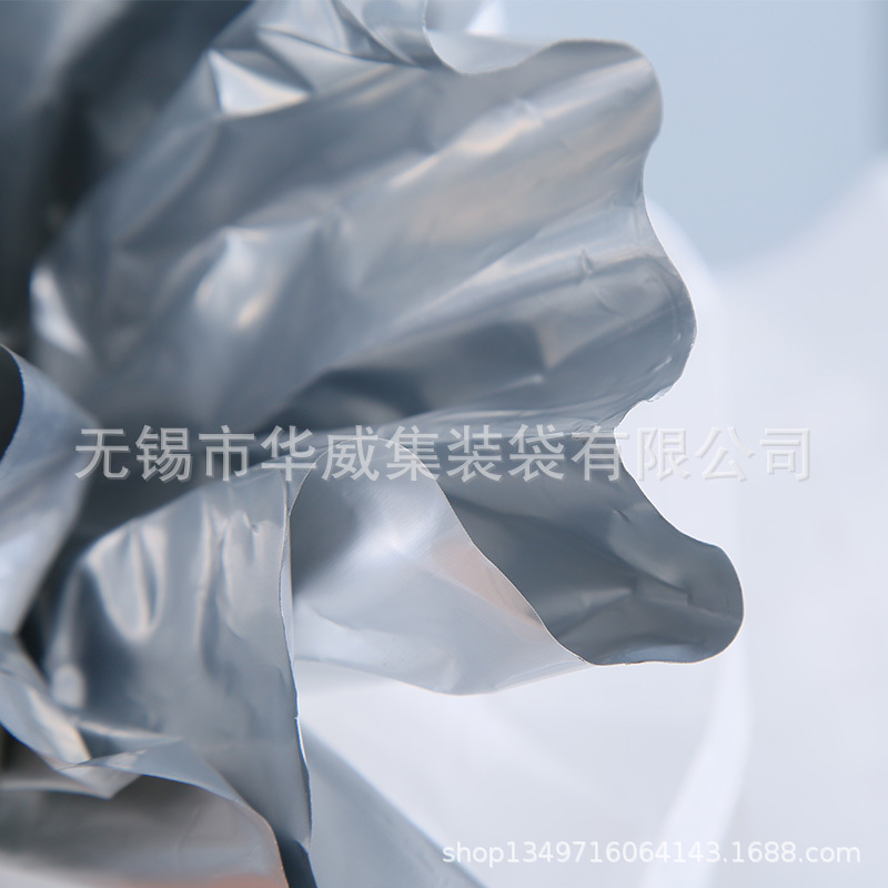 Aluminium hai túi ton, túi đồ thị chống lại chất thải, túi bột sợi, túi đựng bột, túi sưu tập màu trắng