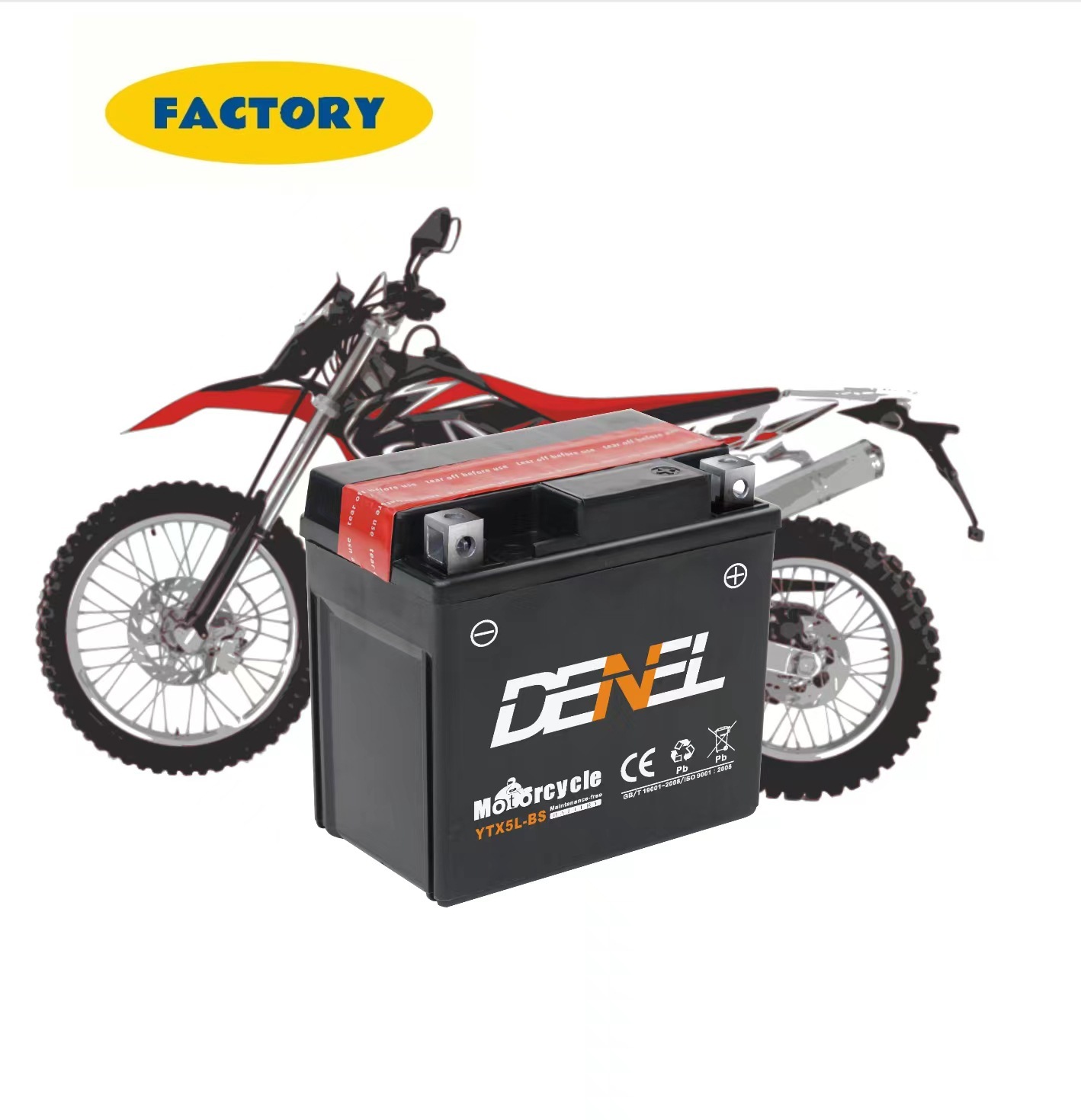 Direct sale of two-wheeled motorcycles for half-free maintenance of YTX5L-BS