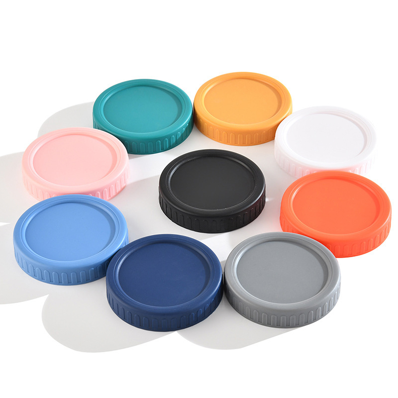 Amazon cross-border colour Mason lid plastic seal, 70 junctions, 86 wide-banded beverage cap