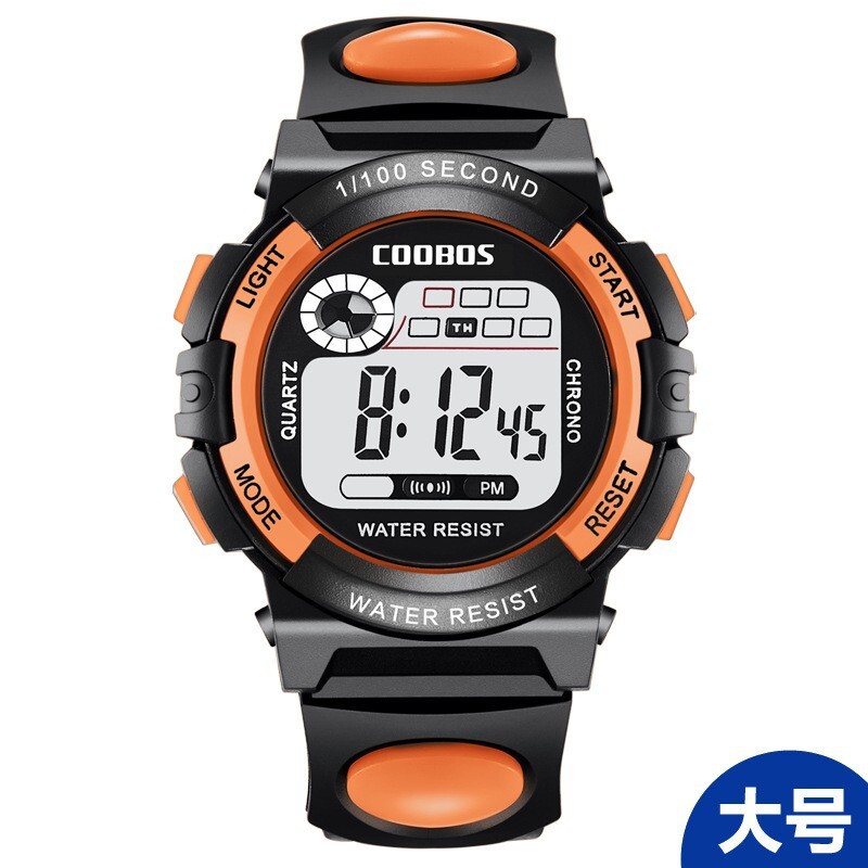 Children's watch boys and girls' waterproof night-watch girls' electronic watch for sports girls