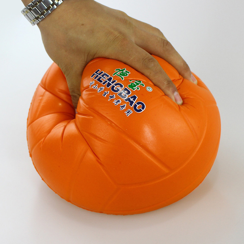 Plant supply with thicker soft volleyball, polyurethane PU bubble PU volleyball wholesale, game ball custom.