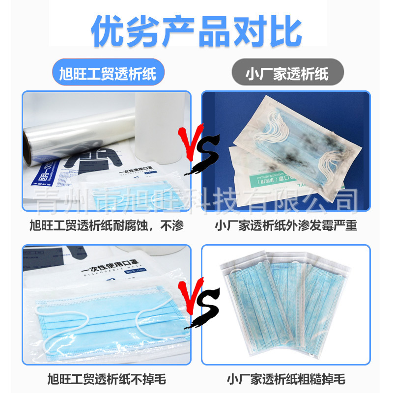 Customized one-time medical dialysis dialysis mask bags for high temperature, high pressure sanitary kits