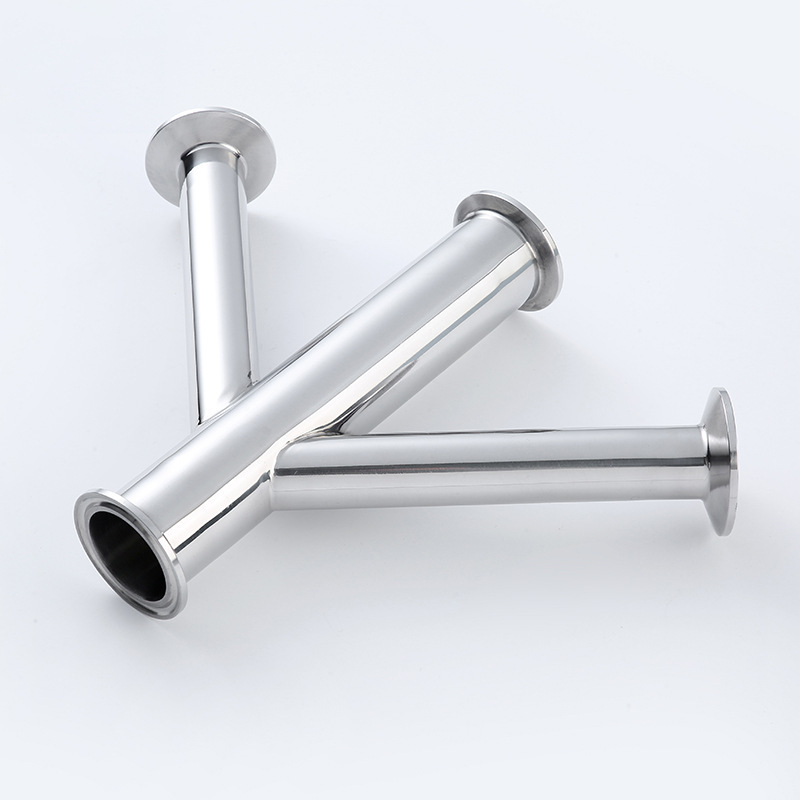 304/316 stainless steel, three sanitary-grade polished-up tubes, turn Y.