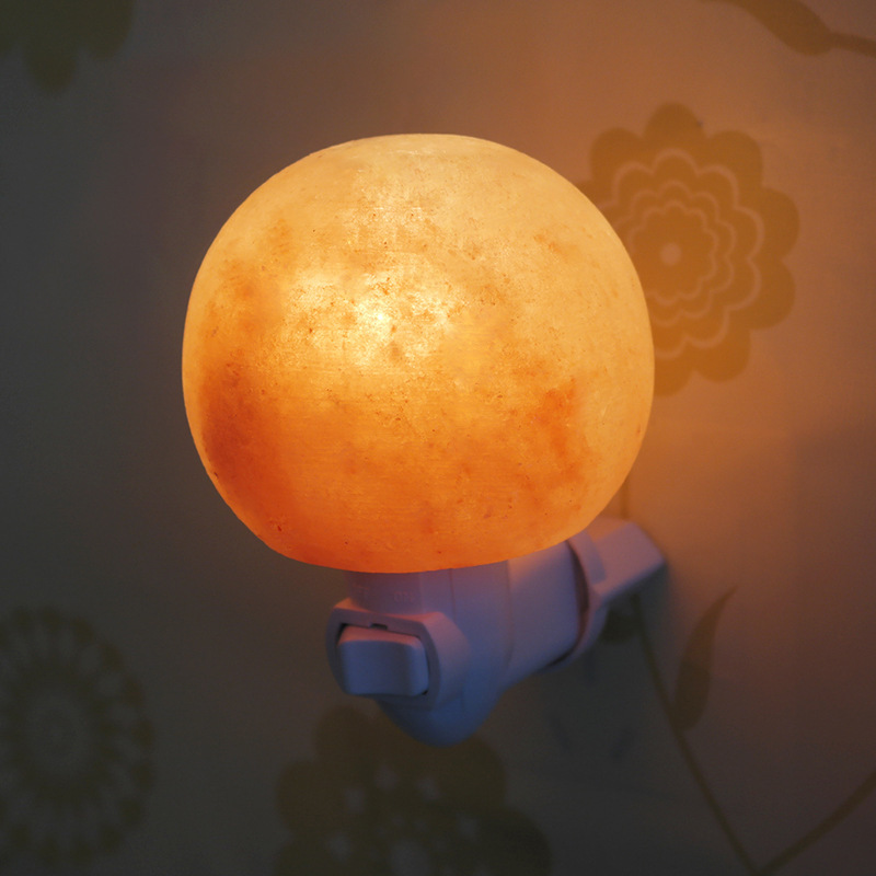 Wholesale salt lamps, Himalayan crystal salt lamps, night lights, ball-shaped wall lamps, all the countries' plugs are certified.