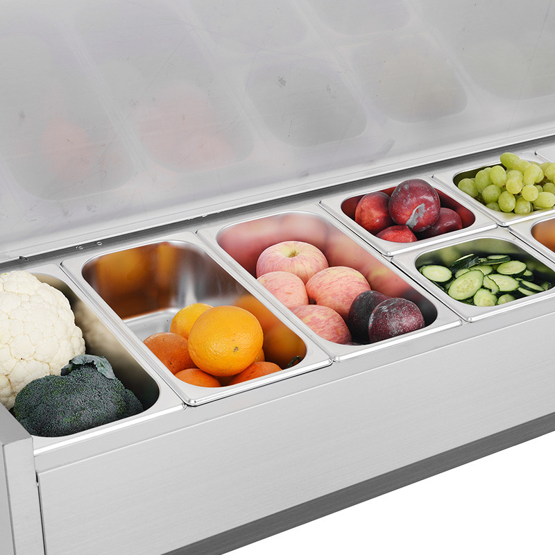 Desktop freezer VRX salad counter freezer display freezer freezer cooler refrigerator commercial