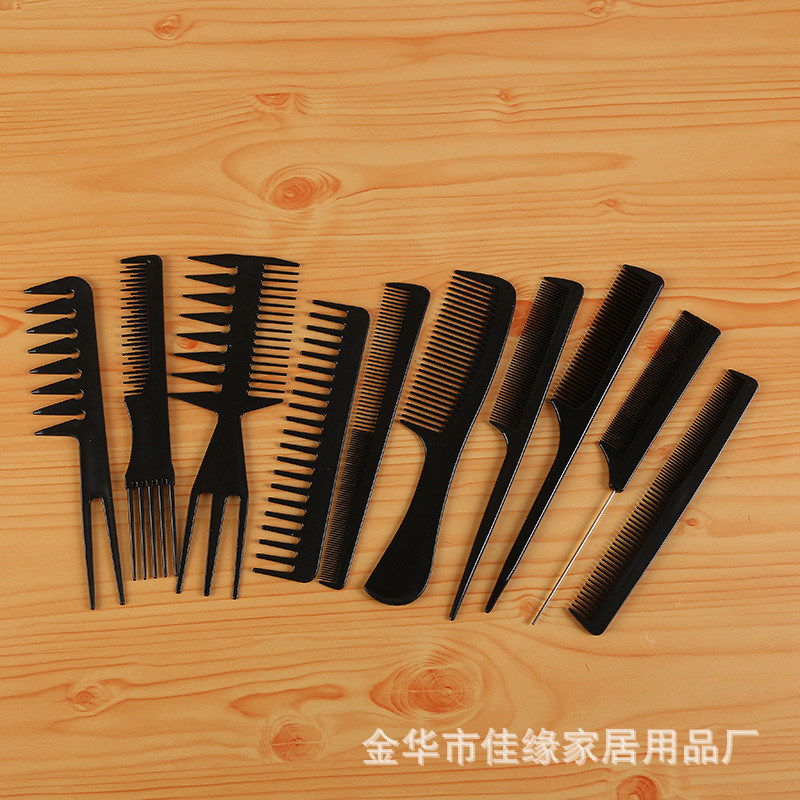 10PCS comb, comb, PVC bag comb