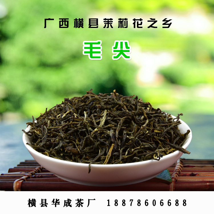 Jasmine's hairy tea is straight across Guangxi County.