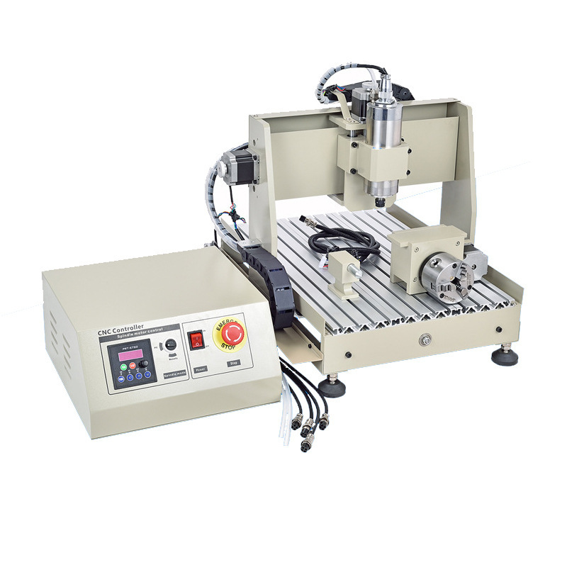 CNC3040GZ 800W Small-scale digital carving machine round metal aluminum plate carving machine