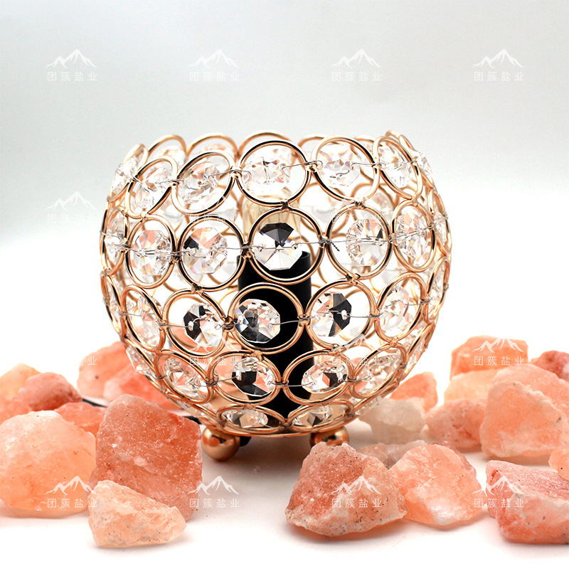 The Himalayas Pink Rock Crystal Salt Light light can light home decorating touch switch day lights