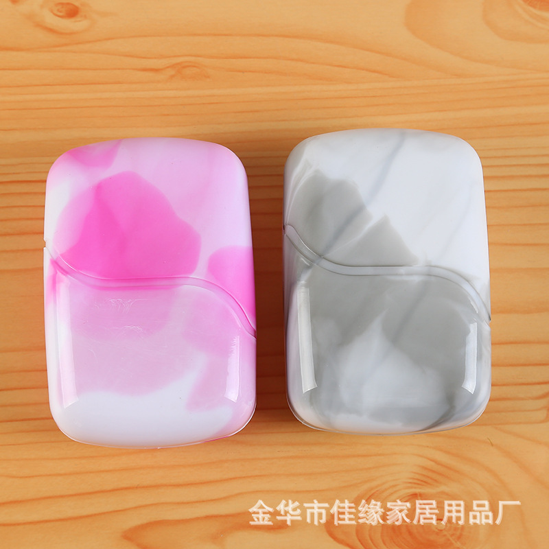 Marble-grain soap box, soap box, double-colour soap box.