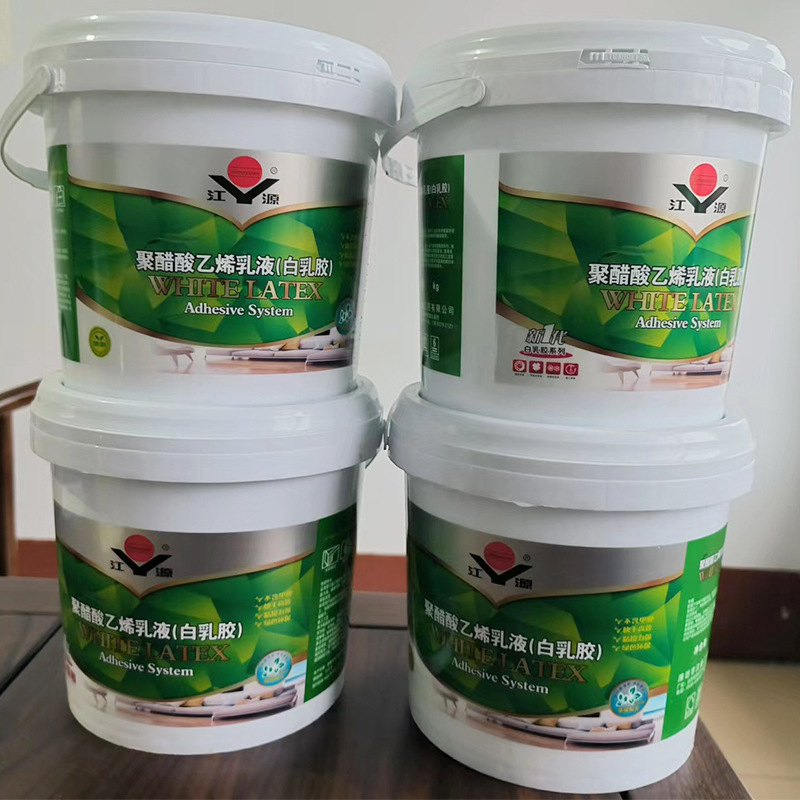 The plant supplies a special glue for white emulsion ethylene emulsion wood, which can have a strong binding effect on large wholesale drums.