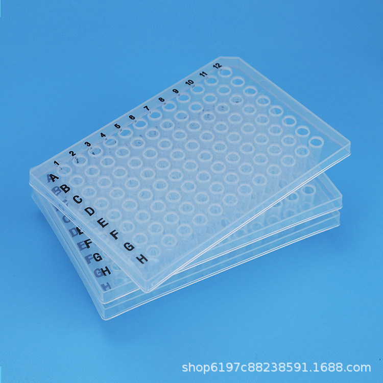 The fluorescent Quantification pcr device uses 0.2 ml Transparent 96 pcr consumption translucency 96 pcr