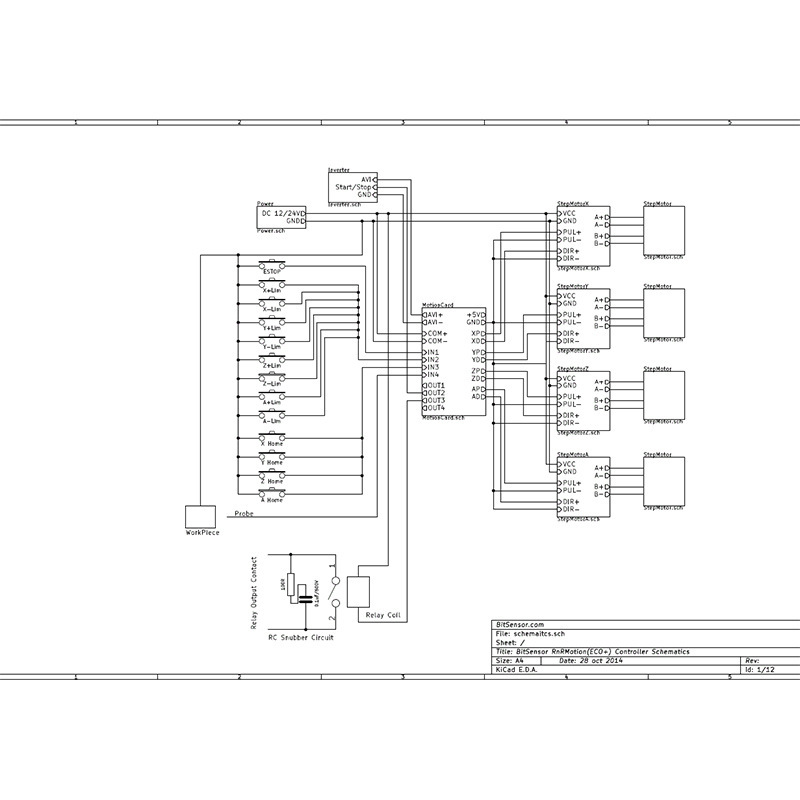 USB interface MACCH3 motion control card carving machine control interface panel CNC control card