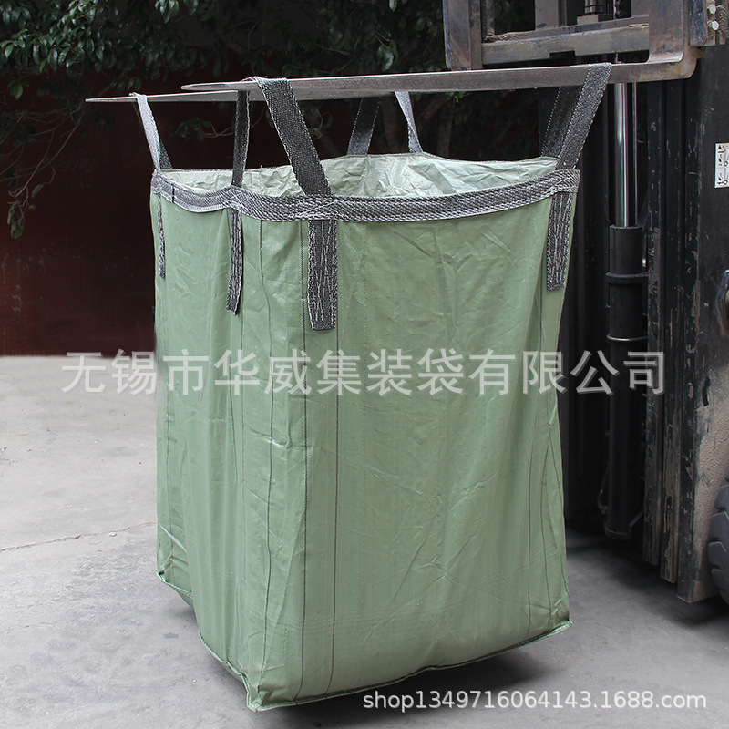 Sản xuất hàng tấn hóa học túi hàng tấn màu xanh lá cây khối lượng không gian phân hủy túi tiền áp suất