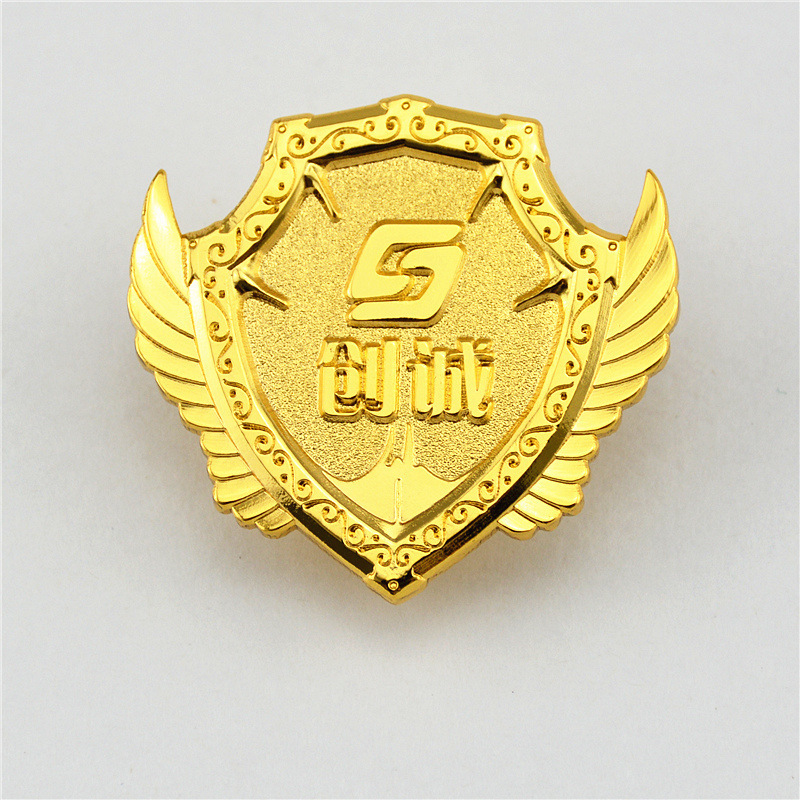 금속 medallion는 개인 brooch를 위한 기업 기념 핀으로 customised.