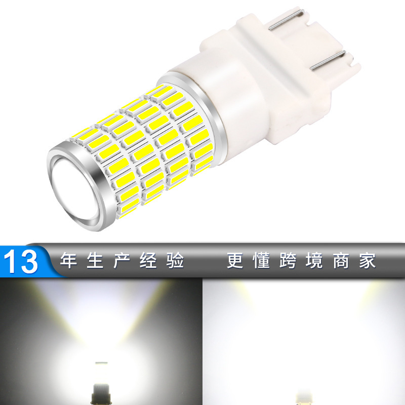 Direct sale, brake light bulb 3157 led 4014, turn to light 72smd p21w24V