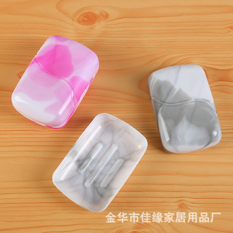 Marble-grain soap box, soap box, double-colour soap box.