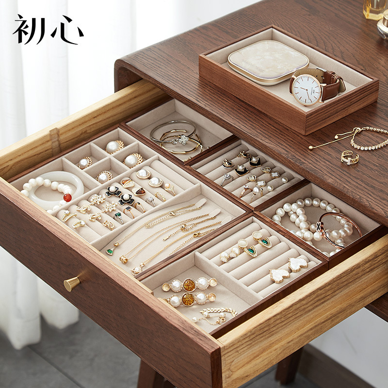 The first thought, the Euro-wood jewels, the box of earring rings, the necklace box.