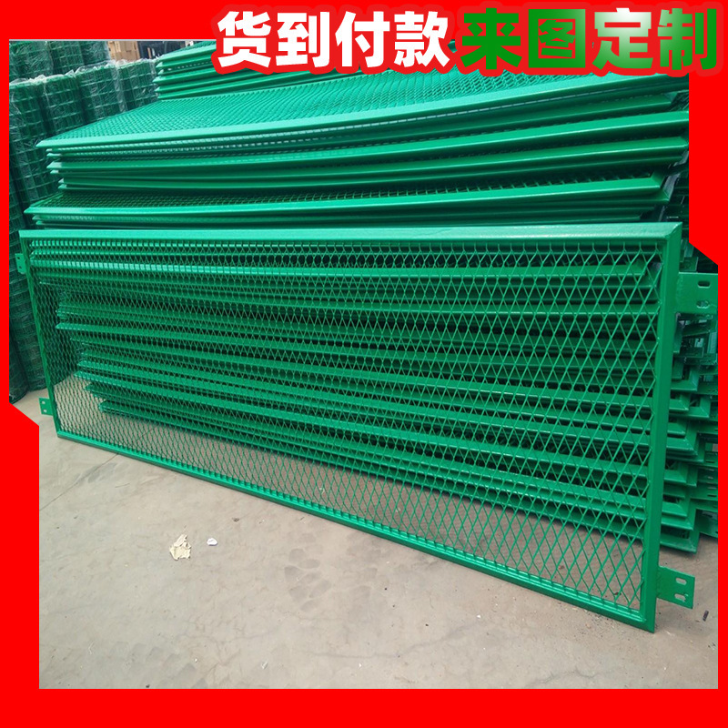 Bridge anti-stunnet high-speed stun network road Skybridge frame rail network road side by side impregnated crash net