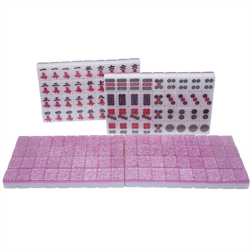 Supplying a high-quality crystal mahjong pink spot for mini mahjong's bag of dice.