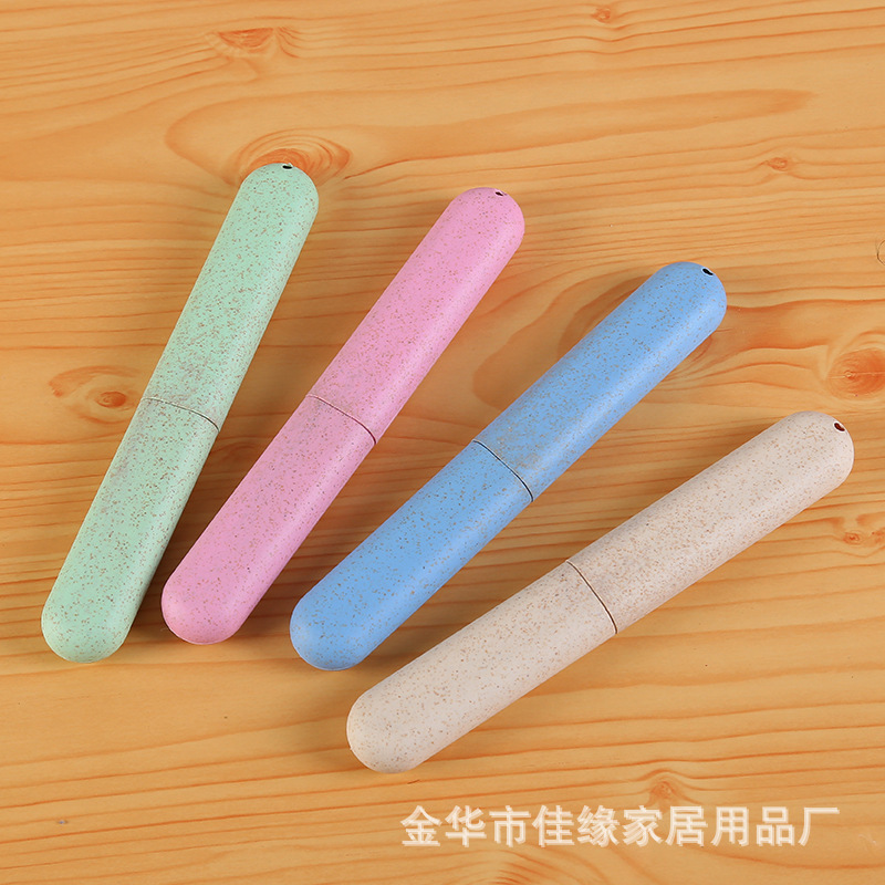 Toothbrush box, toothbrush condom, degradable barley straw toothbrush box soap box comb