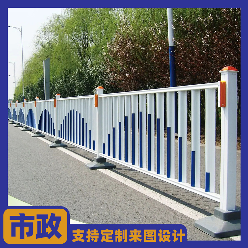 Central segregation of municipal roads in the urban road fences and cultural bridges of the Kyoto-style composite wall