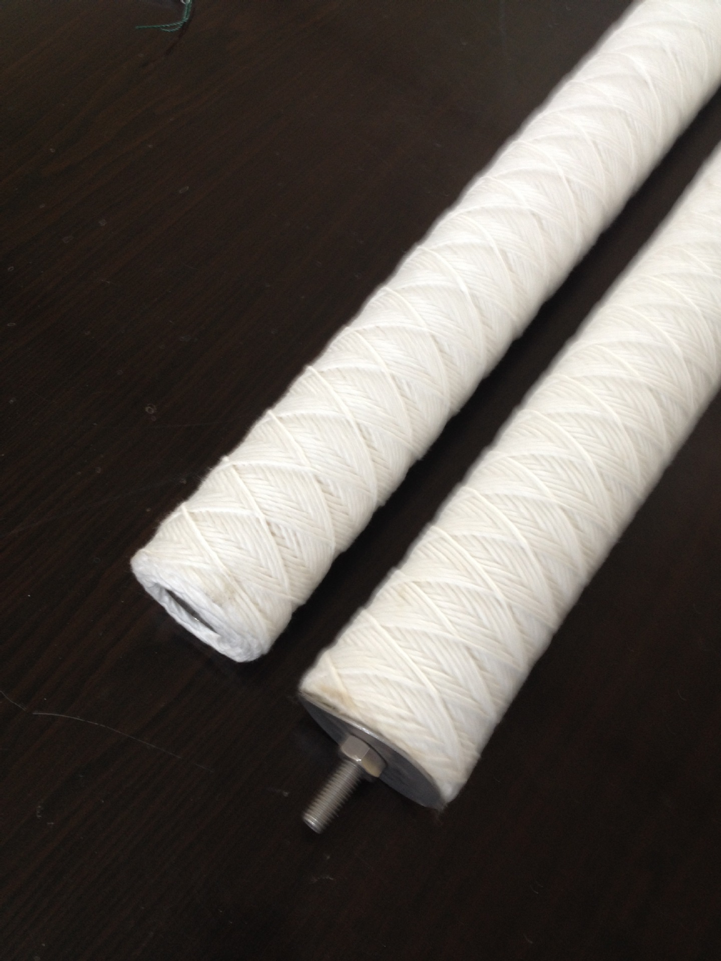 Wire rinsing cores 70 inches, plant filtration cores 70 inches, stainless steel defamined cotton cores