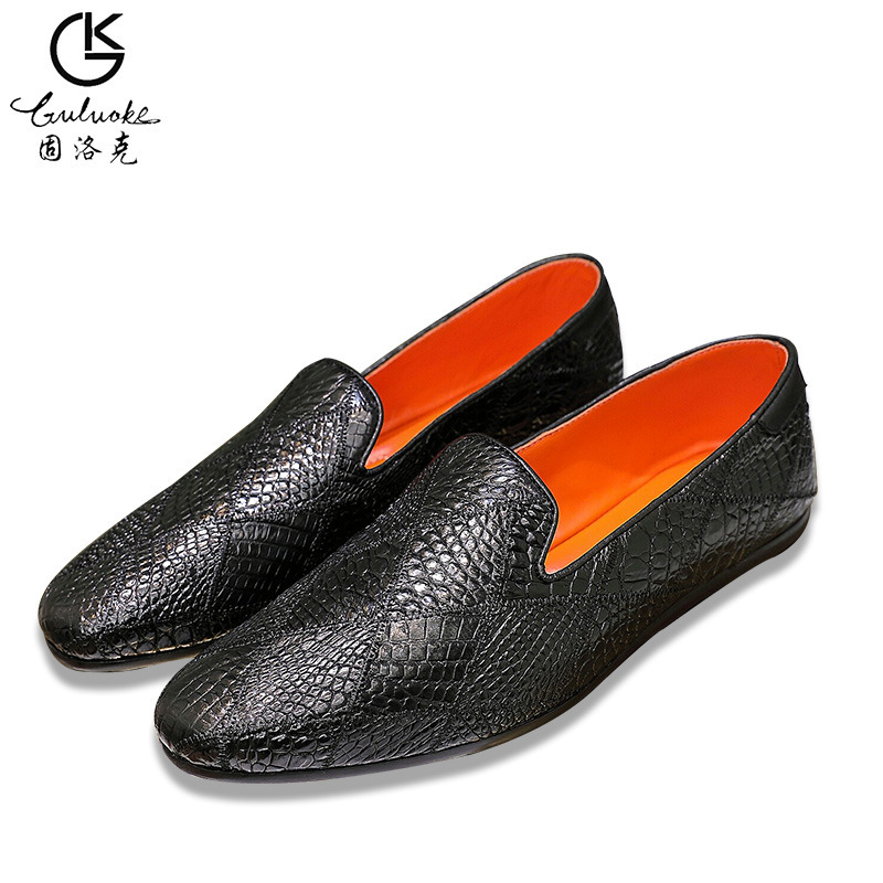 New alligator skin under the skin.