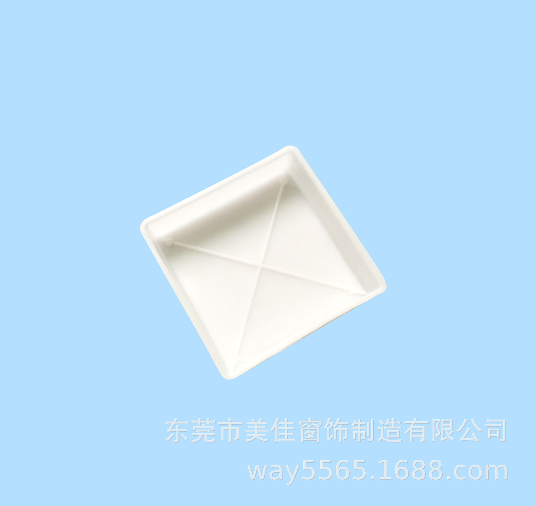 Plant supply button box caps, curtain box caps, curtain fittings plastic box caps 68X74MM